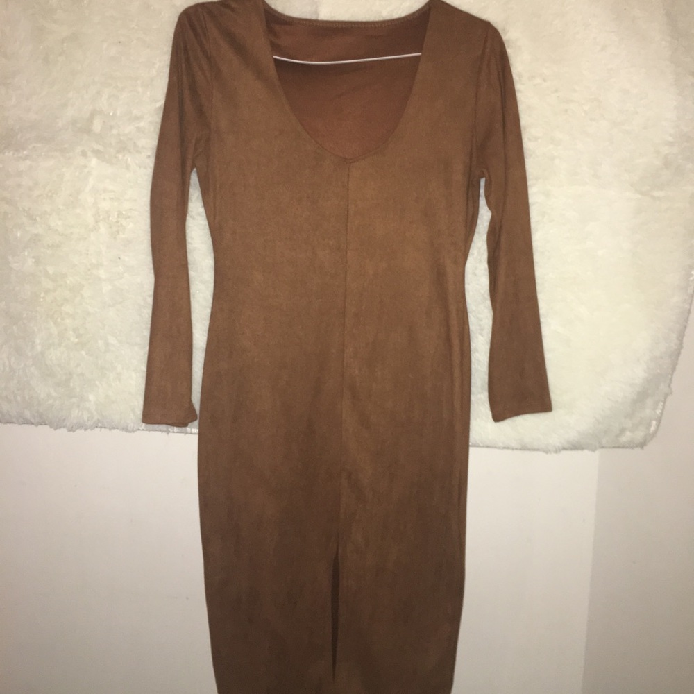 Suede women’s dress